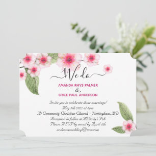 Nós fazemos casamento florescente de cereja