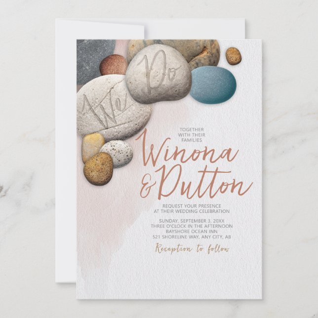 Nós Fazemos Convite De Casamento (Frente)