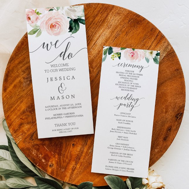 Nós fazemos o programa de casamento "Blushing Bloo (Criador carregado)