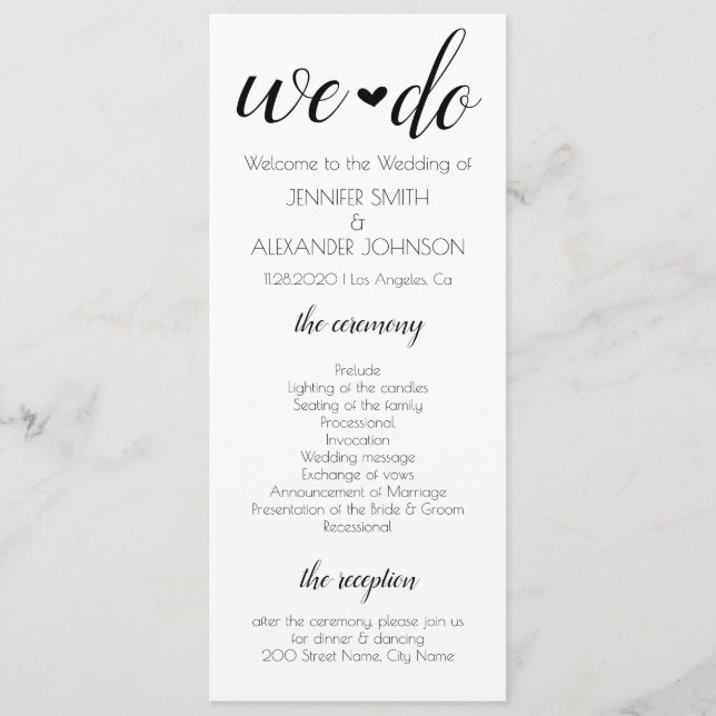 Nós fazemos programa de casamento (Frente)