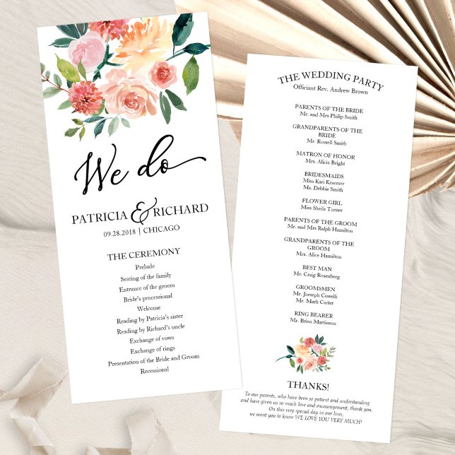 Nós Fazemos Programa de Casamento Aquarela Floral  (Criador carregado)