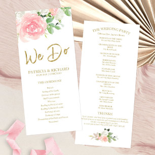 Nós Fazemos Programa de Casamento de Rosas Cor-de-