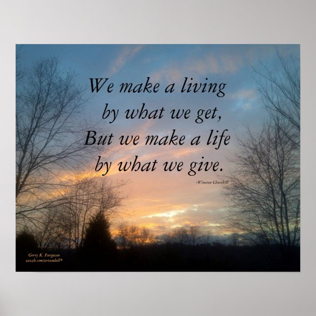 NÓS FAZEMOS UM POSTER WINSTON CHURCHILL VIVO (Frente)