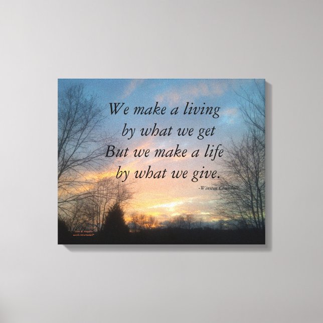 NÓS FAZEMOS UMA IMPRESSÃO DE CANVAS DE IGREJA VIVA (Frente)