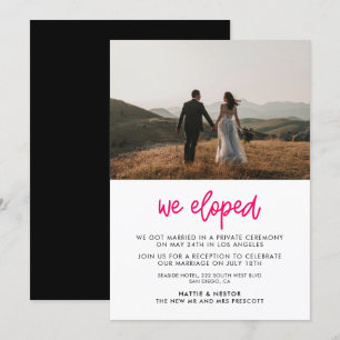 Nós fugimos do anúncio de fotos da caligrafia mo