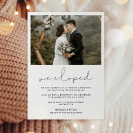 Nós fugimos do anúncio minimalista manuscrito