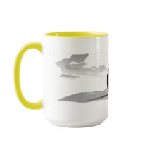 Nós idos Kitesurfing - grande amarelo da caneca de