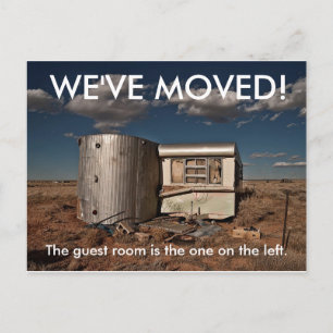 Nós movemos a mudança do cartão de endereço