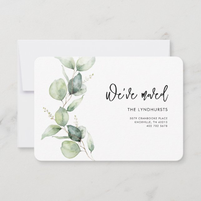 Nós movemos o anúncio de movimento botânico (Frente)