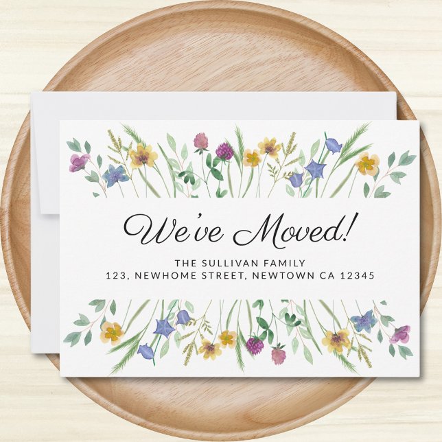 Nós movemos o anúncio de movimento de flor selvage (Criador carregado)