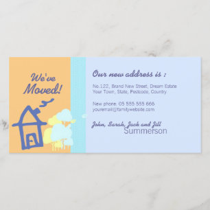 Nós movemos o cartão com fotos dos pastels