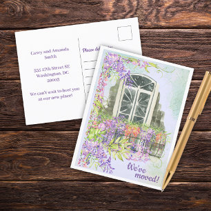 Nós movemos o cartão postal do balcão de janelas