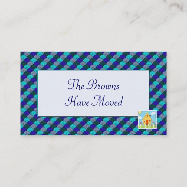 Nós movemos o modelo do cartão de visita (Frente)