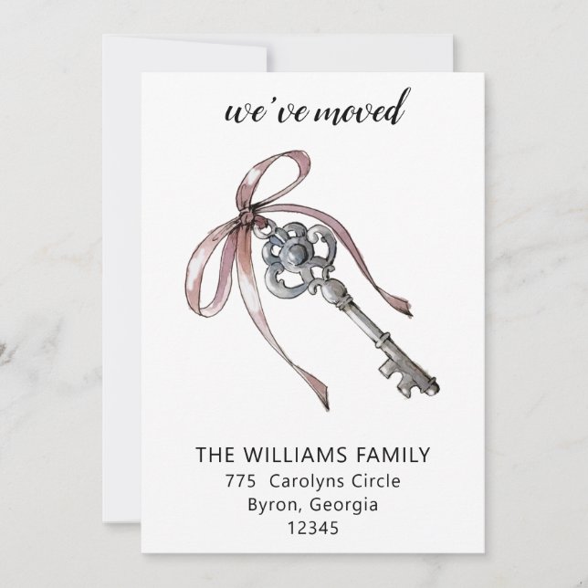 Nós movemos o novo anúncio de mudança de chave da  (Frente)