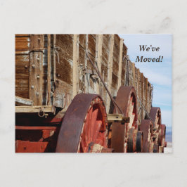 Nos mudamos, anúncio de novo endereço do Wooden Wa