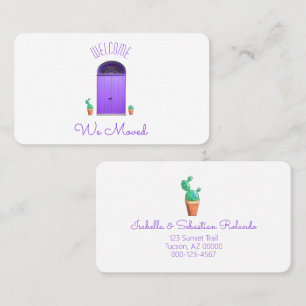 Nós Mudamos O Anúncio Da Porta Púrpura Sudoeste