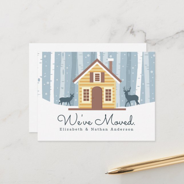 Nós mudamos o anúncio de movimento da cabine rusti (Frente/Verso In Situ)