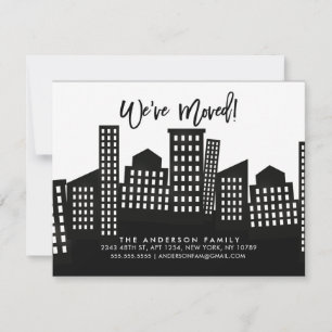 Nós mudamos o anúncio de mudança de cidade