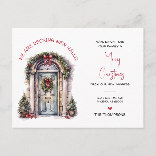 Nós mudamos o novo anúncio de Natal em casa (Frente)