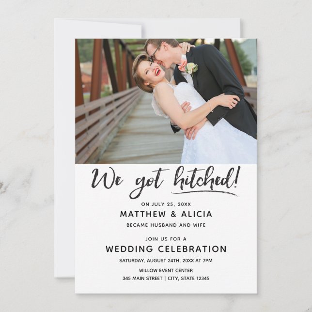 Nós Nos Casamos - Anúncio de Casamento (Frente)