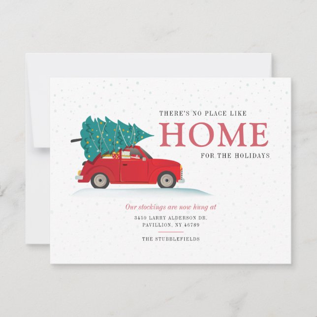 Nós nos mudamos Anúncio de mudança de carro (Frente)