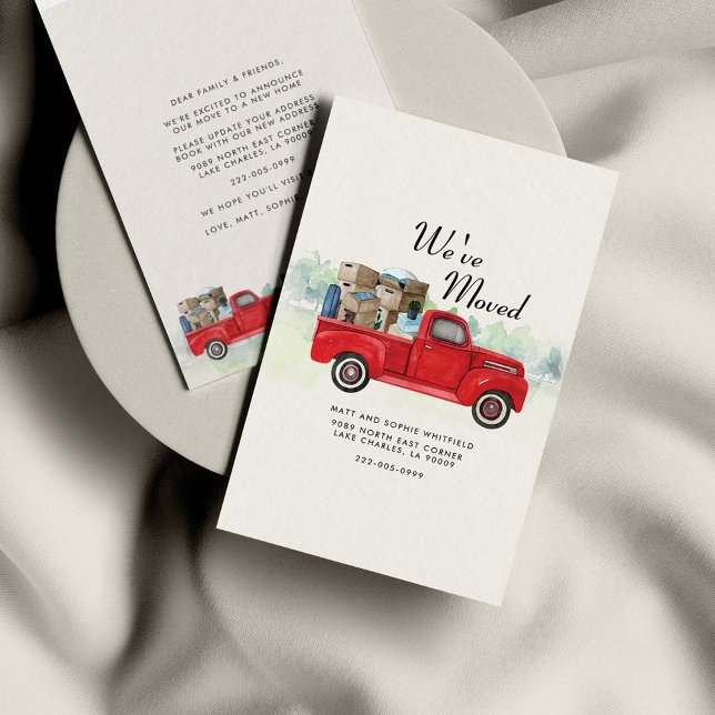 Nós nos mudamos Anúncio de mudança de endereço (Criador carregado)