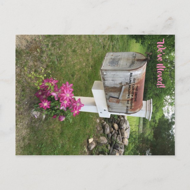 Nós nos mudamos - Cartão de Novo Endereço (Frente)