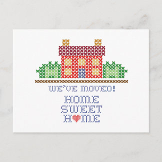 Nós nos mudamos! Cartão Postal