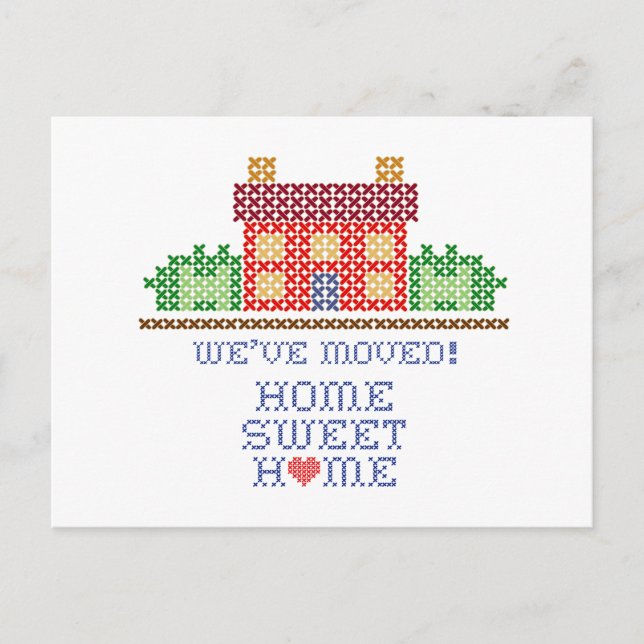 Nós nos mudamos! Cartão Postal (Frente)