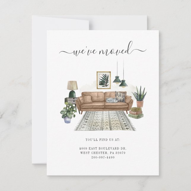 Nós nos mudamos com o anúncio de movimento do Cat  (Frente)