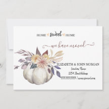 Nós Nos Mudamos, Madeira, Abóbora Floral