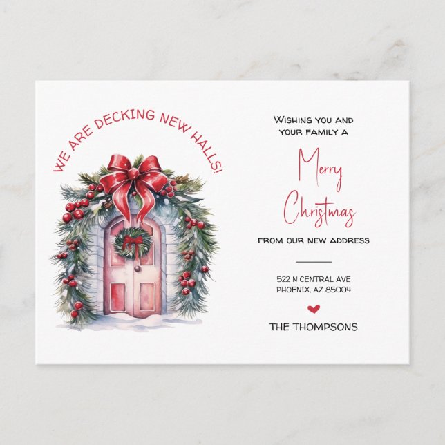 Nós nos Mudamos para uma Nova Casa Anúncio de Muda (Frente)