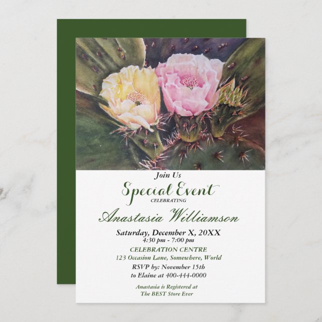 NÓS NOS TORNAMOS CONVITE DE EVENTO DE DUAS FESTAS (Frente/Verso)