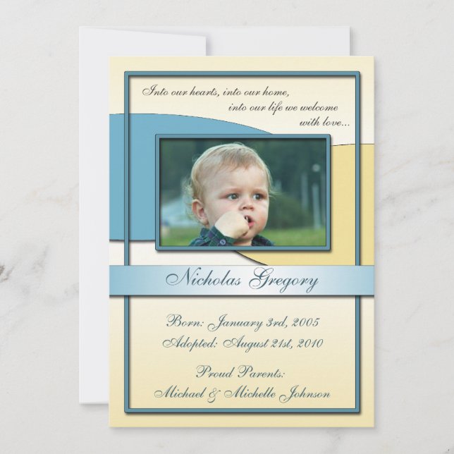 Nos Nossos Corações - Anúncios de Adoção (Frente)