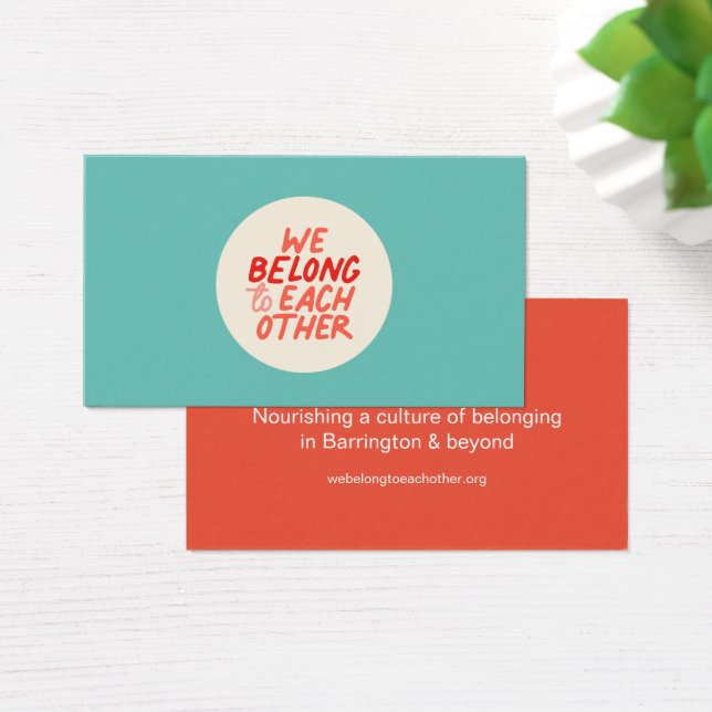 Nós Pertencemos Um Ao Outro - Cartão De Chamada (Mesa)