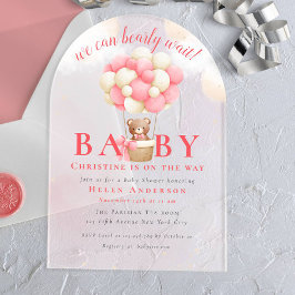 Nós podemos esperar o Chá de fraldas do Urso de Te