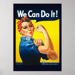 Nós podemos fazê-lo poster da propaganda da