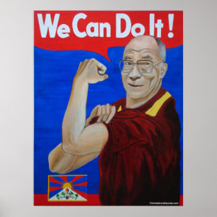 Nós podemos fazê-lo! - Poster de Dalai Lama