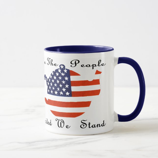 Nós que as pessoas nos uniram estamos a caneca do (Direita)