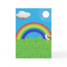 Nós seguimos o Arco-íris para este Cartão de Sauda