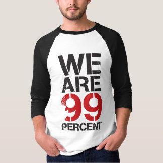 Nós somos 99 por cento ocupamos a camisa