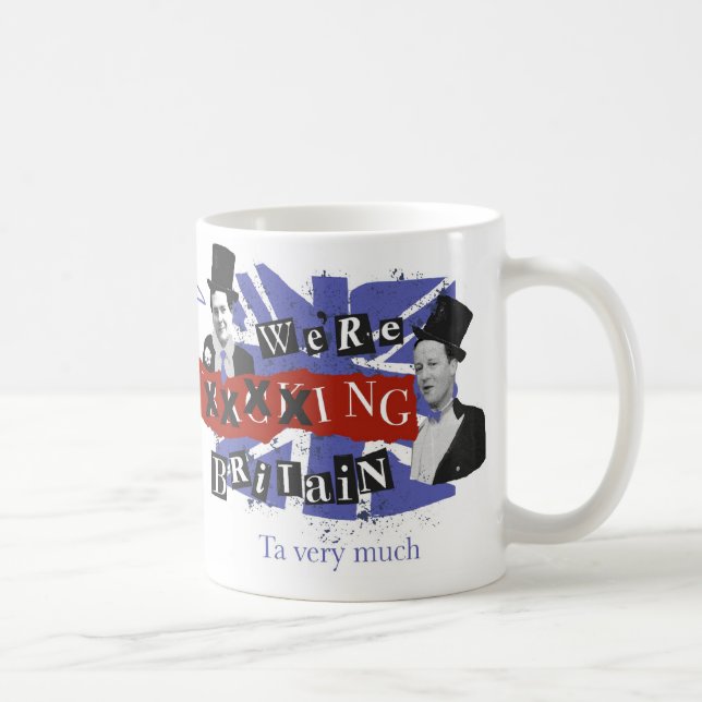 nós somos "suportando CANECA de Grâ Bretanha " (Direita)