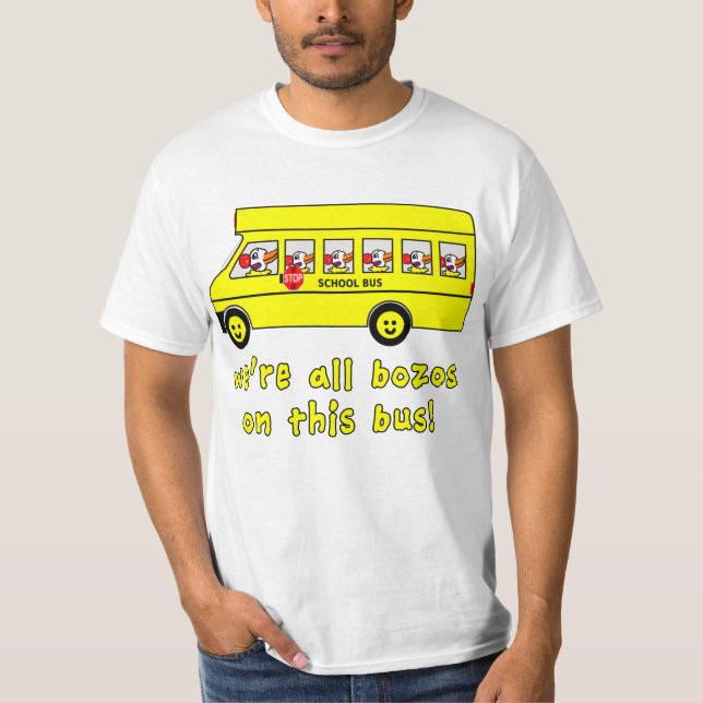 Nós somos todos os Bozos no camiseta deste ônibus (Frente)