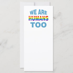 Nós também somos humanos