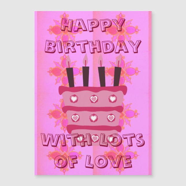 Nós Te Amo Feliz Aniversário (Frente)