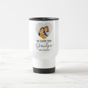 Nós Te Amo Vovô   Caneca de viagem personalizada