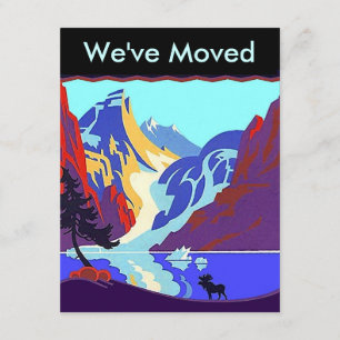 Nós temos-me movemos o anúncio acima do território