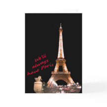 Nós teremos sempre o padrão do cartão de Paris (5"