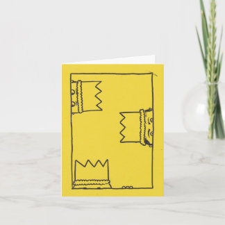 Nós Três Kings Cartão de Natal Quirky