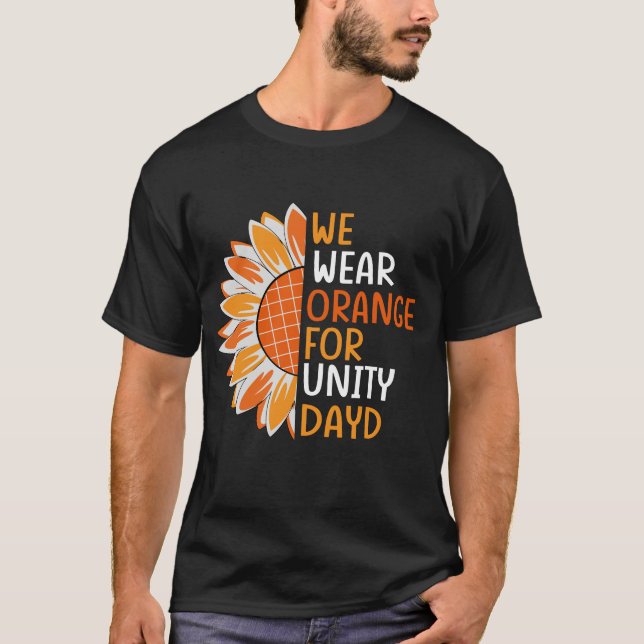 NÓS USAMOS LARANJA PARA CAMISETA DIA DE UNIDADE (Frente)